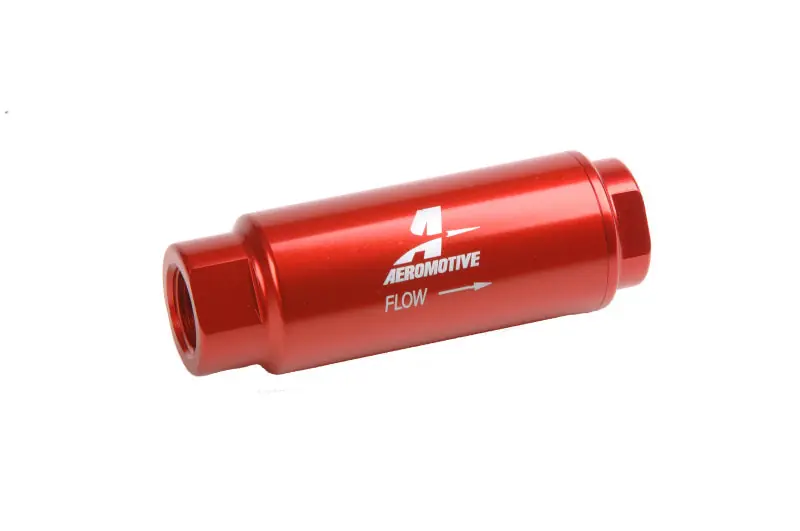 Aeromotive SS Series In-Line Fuel Filter - 3/8in NPT - 40 Micron Fabric Element (AER12303)