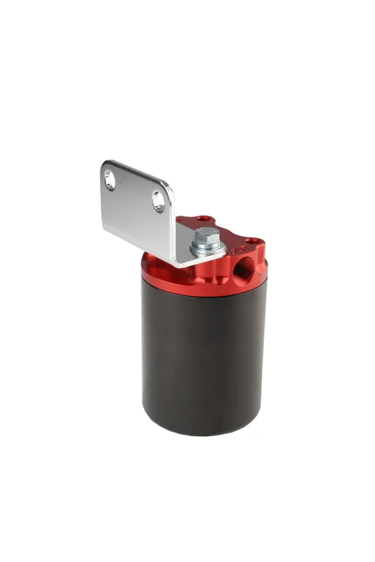 Aeromotive Canister Fuel Filter - 3/8 NPT/100-Micron (Red Housing w/Black Sleeve) (AER12319)