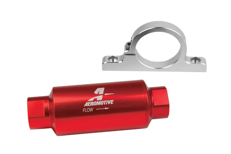 Aeromotive Filter / Bracket Combo Kit - 12304 Filter / 12305 Billet Bracket (AER12337)
