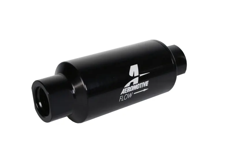 Aeromotive In-Line Filter 10AN 10 Micron Microglass Element Bright-Dip Black 2in OD (AER12350)
