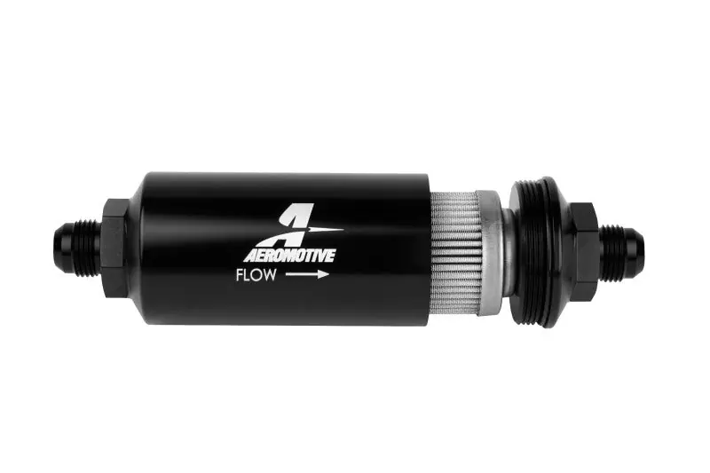Aeromotive In-Line Filter - (AN -08 Male) 100 Micron Stainless Steel Element (AER12379)