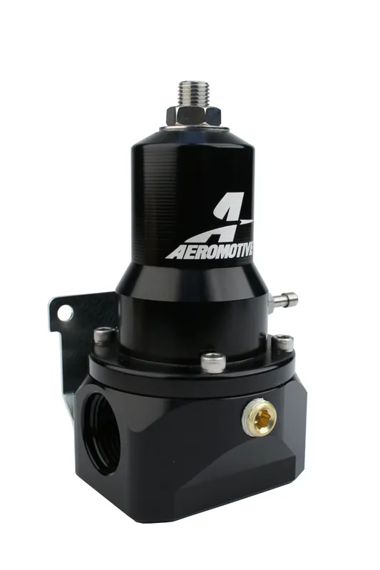 Aeromotive Regulator - 30-120 PSI - .500 Valve - 2x AN-10 Inlets / AN-10 Bypass (AER13132)