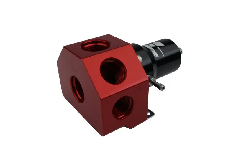 Aeromotive Regulator - 30-120 PSI - .500 Valve - 4x AN-08 and AN-10 inlets / AN-10 Bypass (AER13133)