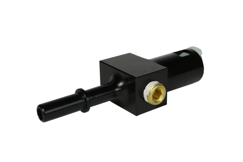 Aeromotive 5/16in Quick Connect with AN-06 port and 1/8in gauge port (AER15120)