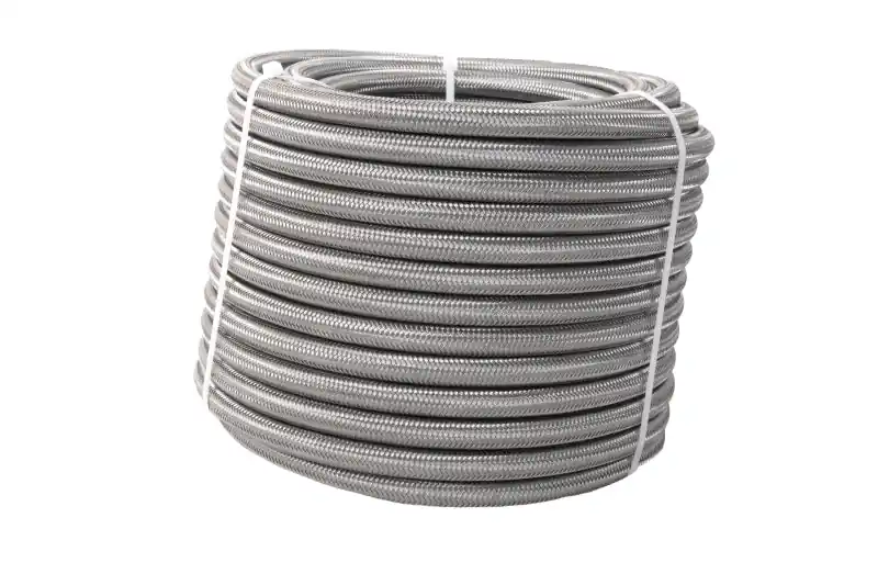 Aeromotive PTFE SS Braided Fuel Hose - AN-08 x 12ft (AER15306)