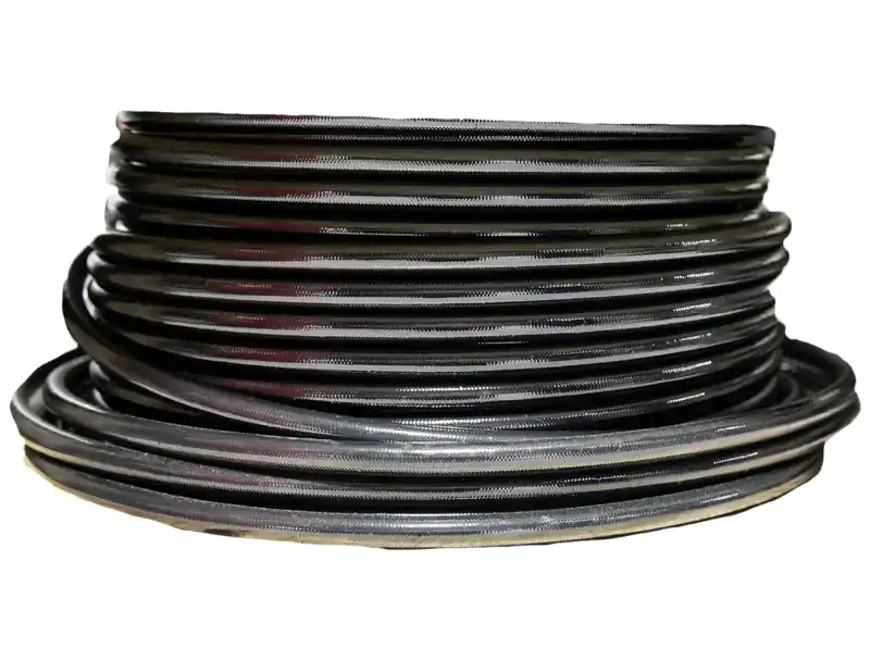 Aeromotive PTFE SS Braided Fuel Hose - Black Jacketed - AN-12 x 4ft (AER15332)