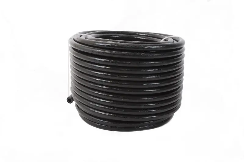 Aeromotive PTFE SS Braided Fuel Hose - Black Jacketed - AN-08 x 20ft (AER15337)
