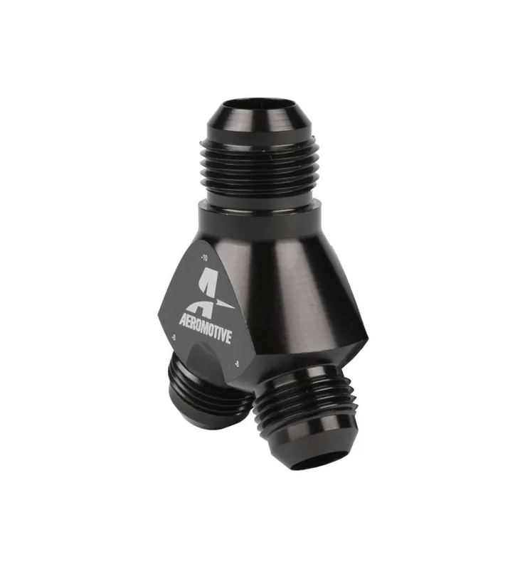 Aeromotive Y-Block - AN-10 - 2x AN-08 (AER15675)