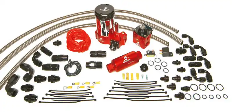 Aeromotive A2000 Complete Drag Race Fuel System for Dual Carbs (AER17204)