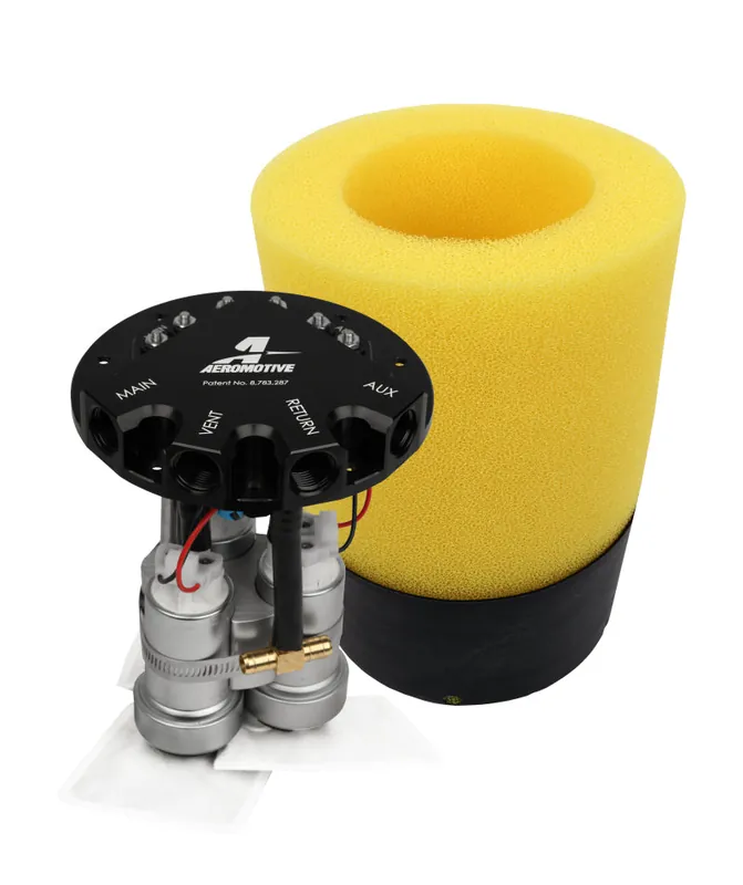 Aeromotive Fuel Pump - Phantom Trifekta Universal In-Tank - 450lph - 6-10in Depth (AER18311)