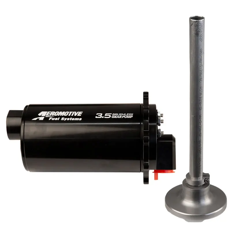 Aeromotive Brushless Spur Gear Fuel Pump w/TVS Controller - Universal - In-Tank - 90 Deg - 3.5gp (AER19321)