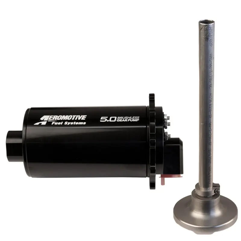 Aeromotive Brushless Spur Gear Fuel Pump w/TVS Controller - Universal - In-Tank - 90 Deg - 5gp (AER19322)