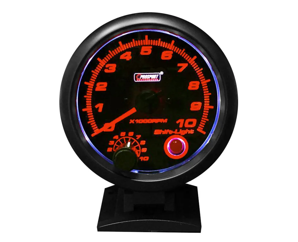 Prosport 3 3/4" Tachometer with built in shift light