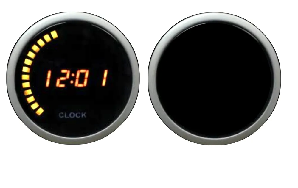 Prosport 2-1/16" Digital Clock 12 volt -Amber