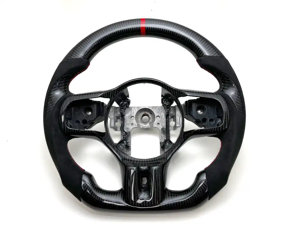 Prosport Mitsubishi EVO X Carbon Fiber Steering Wheel Option 1