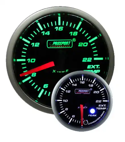 Prosport 2-1/16" Green/White Premium EGT Gauge