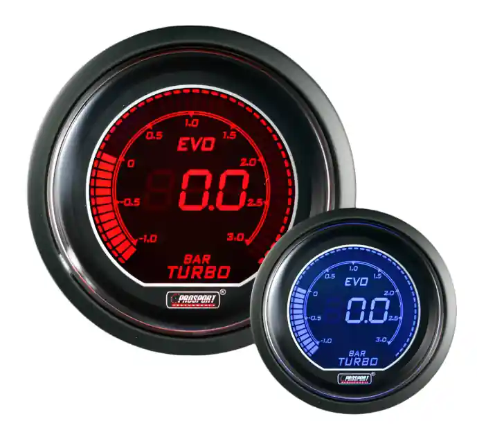 Prosport 52mm Evo Electrical Boost Gauge-BAR