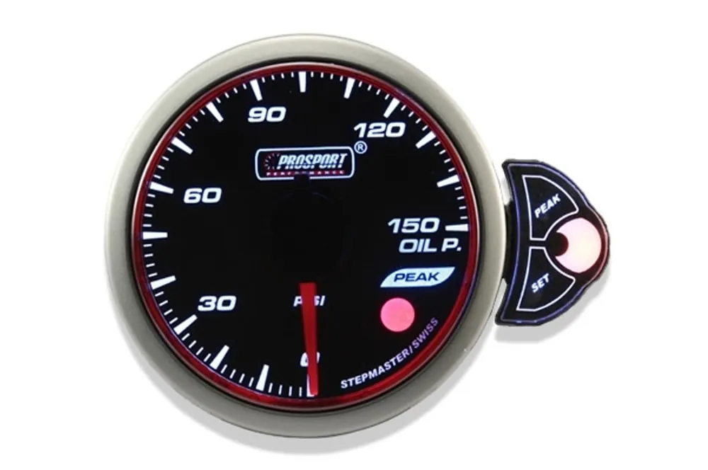 Prosport 2-1/16" Halo Oil Pressure Gauge