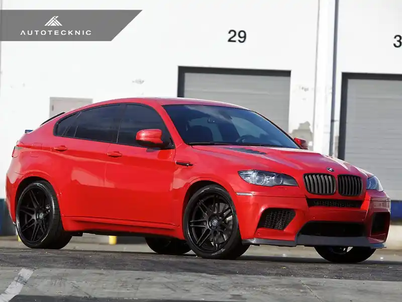 AutoTecknic Stealth Black Front Grille Set - E70 X5 / X5M | E71 X6 / X6M