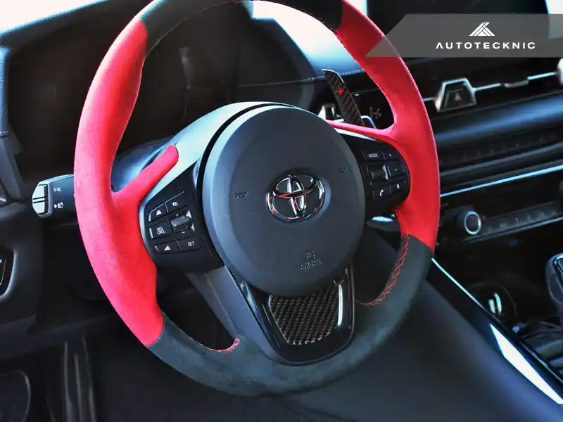 AutoTecknic Dry Carbon Battle Version Shift Paddles - A90 Supra 2020-Up