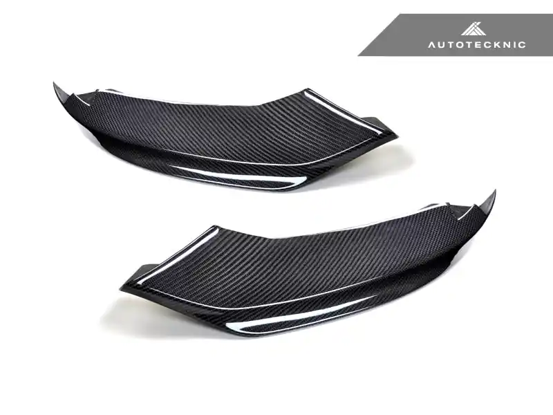 AutoTecknic Vacuumed Carbon Fiber Aero Splitters - F32/ F33/ F36 4-Series M-Sport