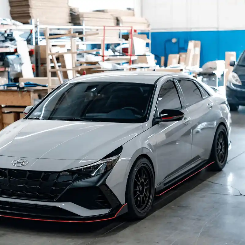 Aeroflow Dynamics 2022+ Hyundai Elantra N Side Skirt Extension V1