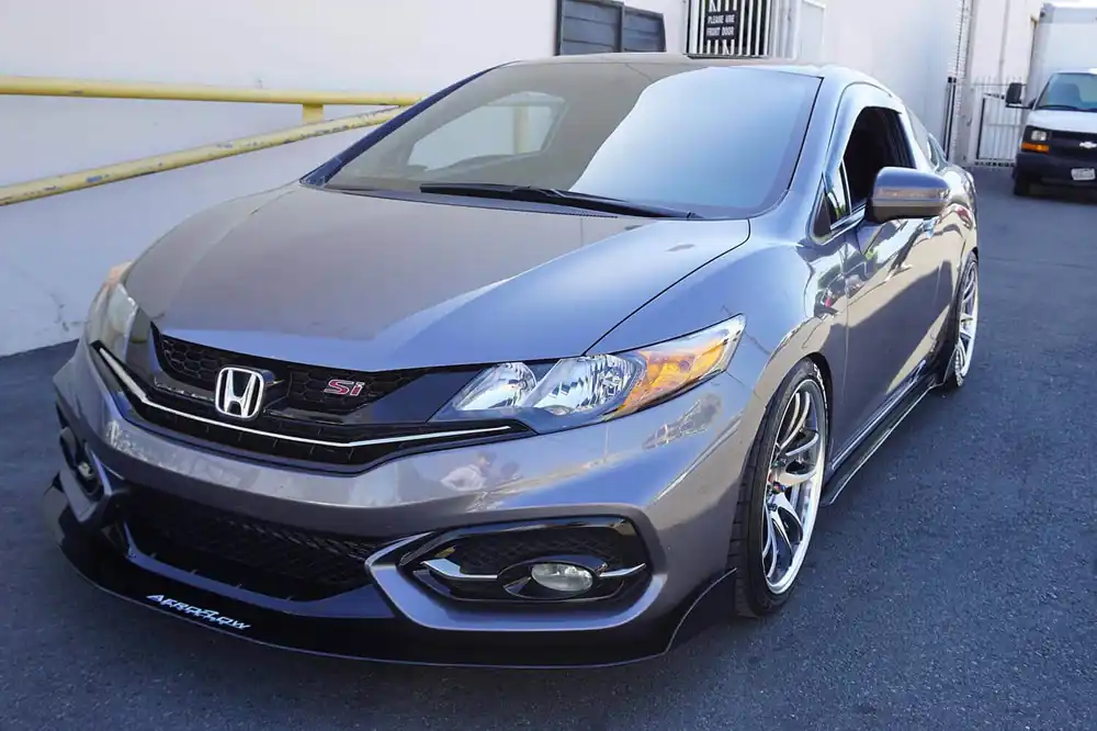 Aeroflow Dynamics Splitter V2 (2014-2015 Honda Civic Si Coupe)