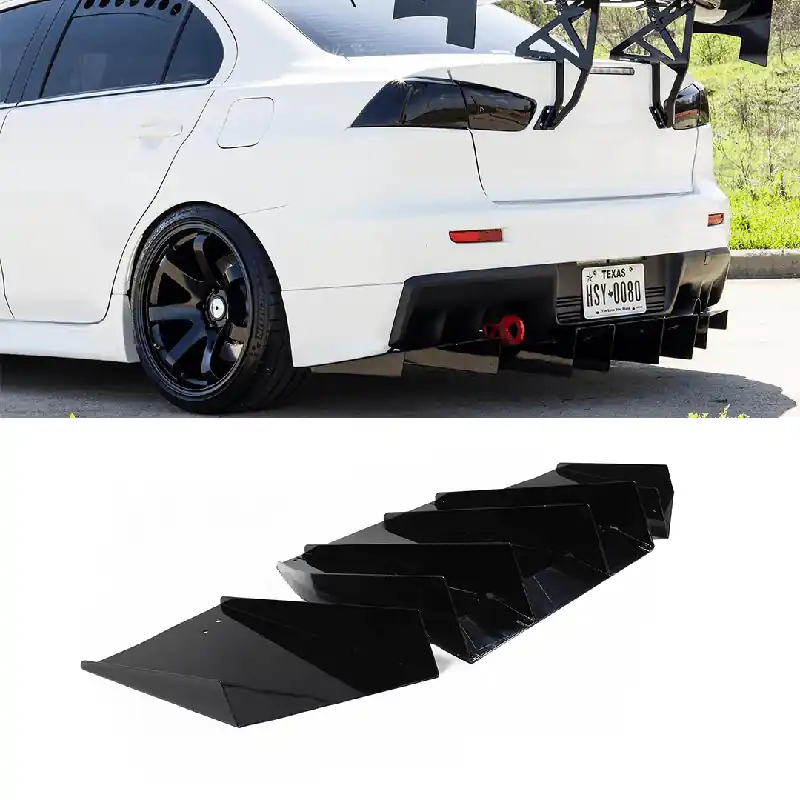 Aeroflow Dynamics 2007-2015 Mitsubishi Evo Rear Diffuser V2
