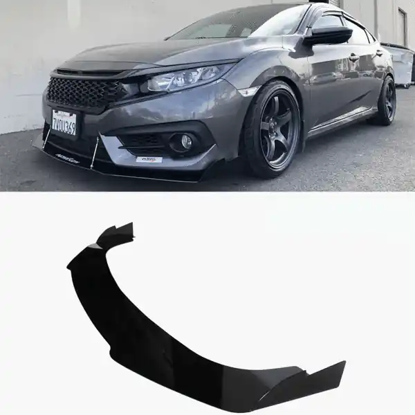 Aeroflow Dynamics Splitter V3 (2016-2019 Honda Civic Sedan)