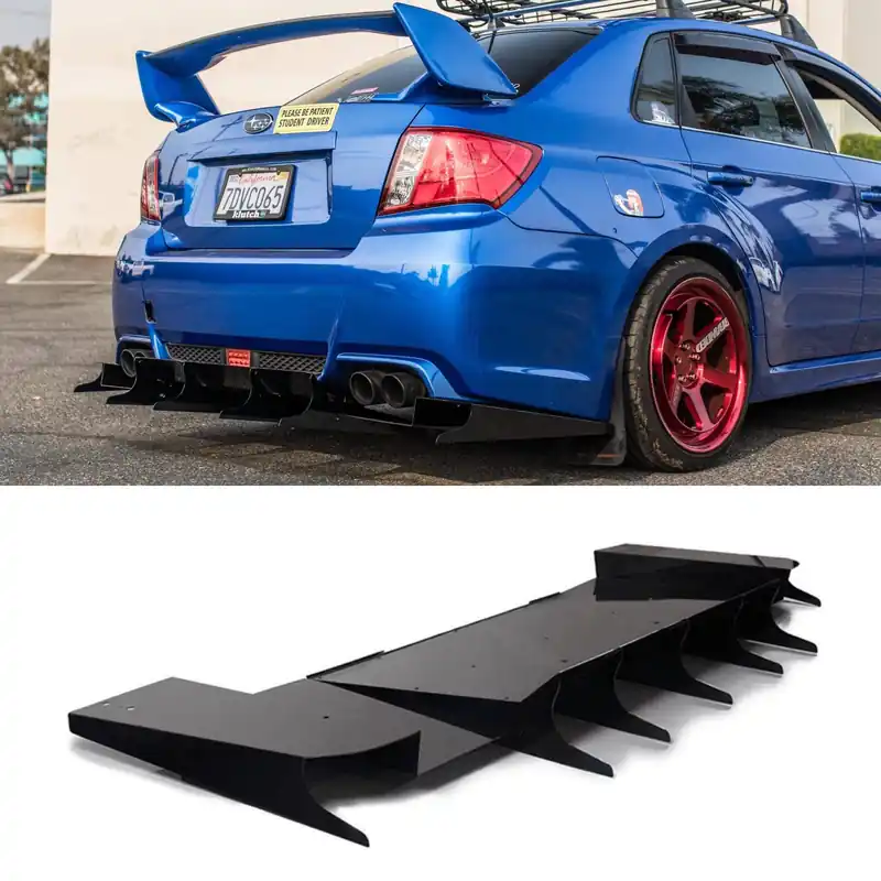 Aeroflow Dynamics Rear Diffuser V5 (2011-2014 Subaru WRX/STI Sedan)