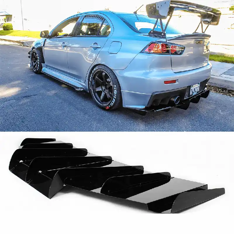 Aeroflow Dynamics Rear Diffuser V1 (2007-2015 Mitsubishi Evo X)