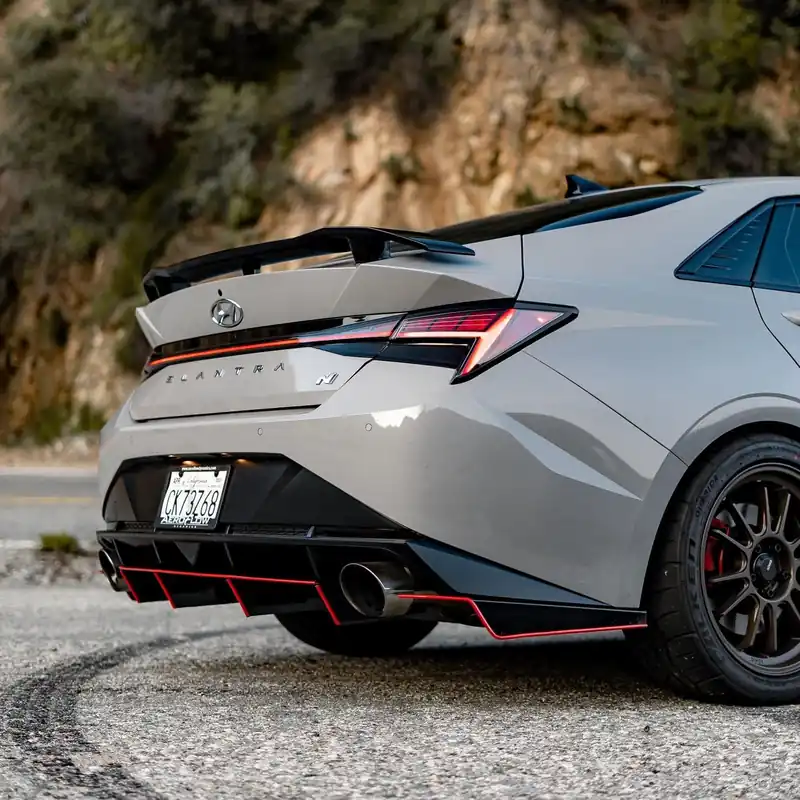 Aeroflow Dynamics Rear Diffuser V1 (2022+ Hyundai Elantra N)