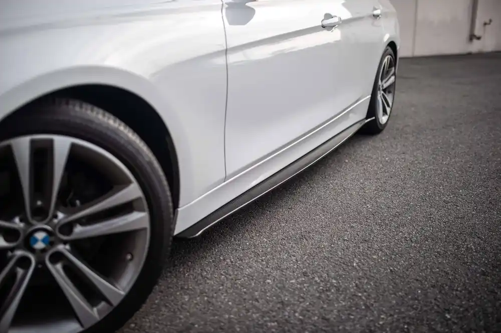 Aeroflow Dynamics Side Skirt Extension V1 Carbon Fiber (2013-2020 BMW F80,F82,F32,F30 M3/M4)