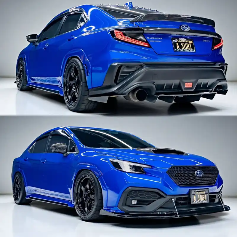 Aeroflow Dynamics Paint Matched Side Skirts | 2022-2025 Subaru WRX