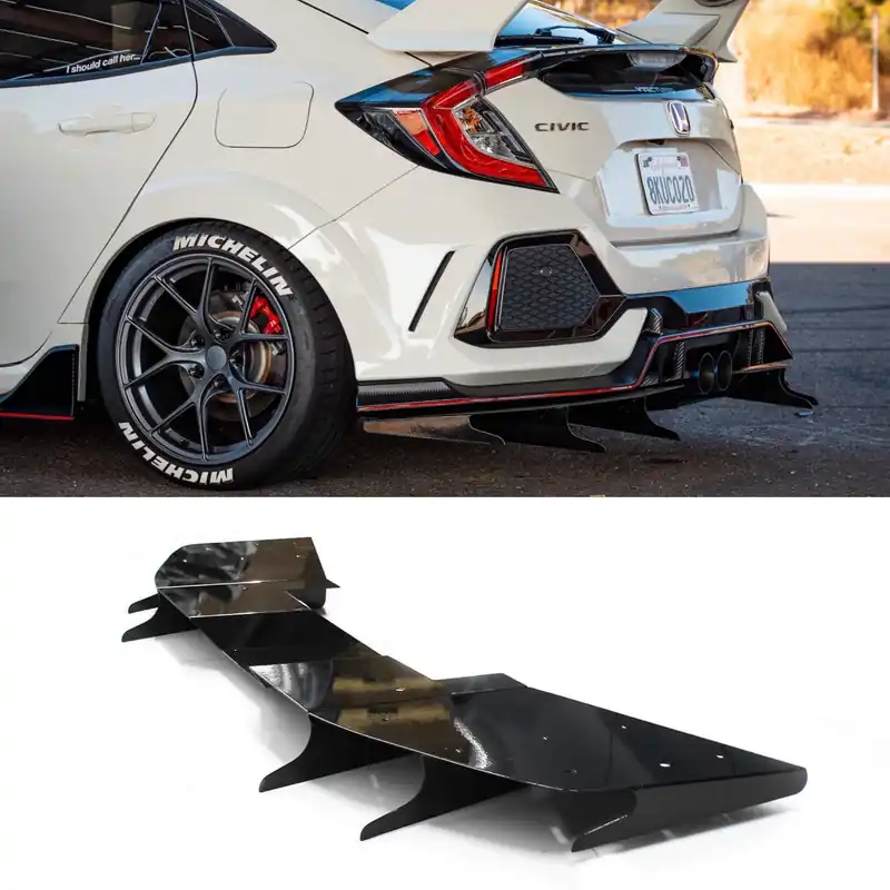 Aeroflow Dynamics Rear Diffuser V5 | 2017-2021 Honda Civic Type-R