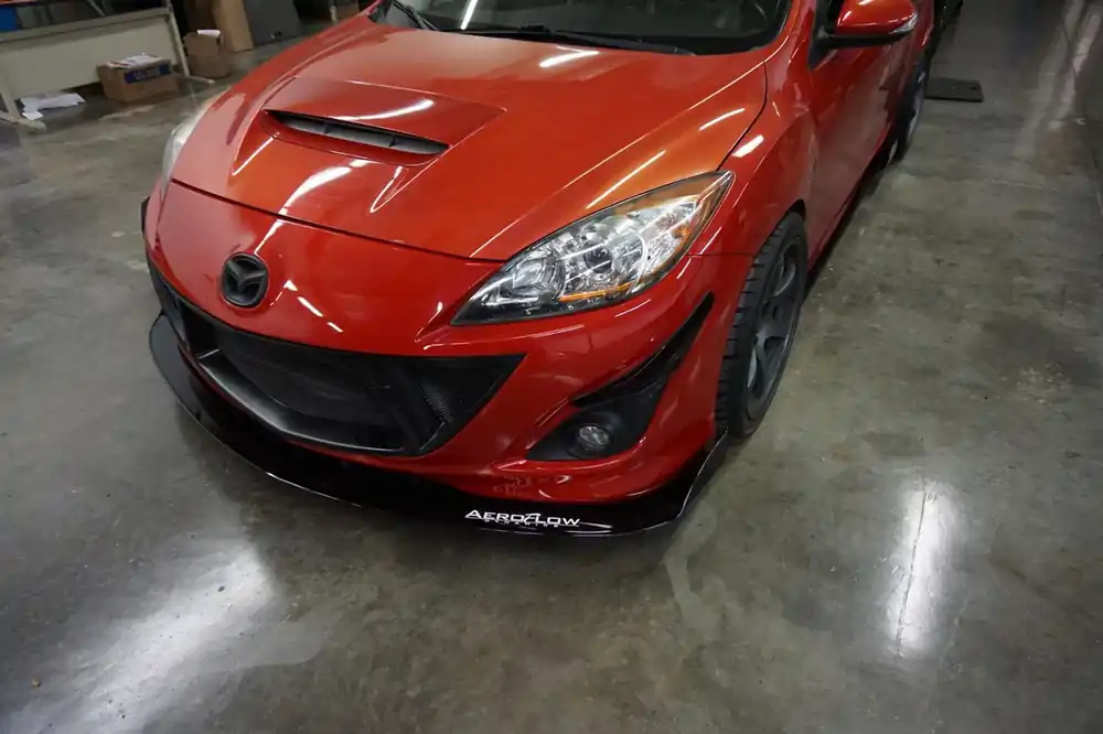 Aeroflow Dynamics Front Splitter V2 | 2010-2013 Mazda Speed 3