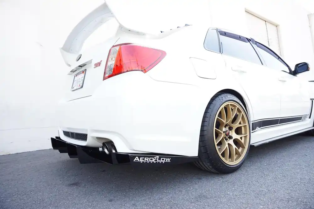 Aeroflow Dynamics Rear Diffuser V2 (2011-2014 Subaru WRX/STI Sedan)