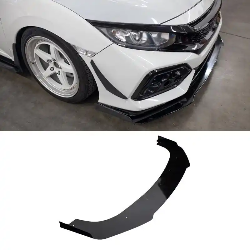 Aeroflow Dynamics Splitter V6 | 2017-2021 Honda Civic Hatchback, Si Coupe, Si Sedan
