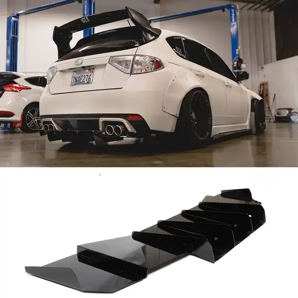 Aeroflow Dynamics Rear Diffuser V2 | 2011-2014 Subaru WRX/STI Hatchback Only