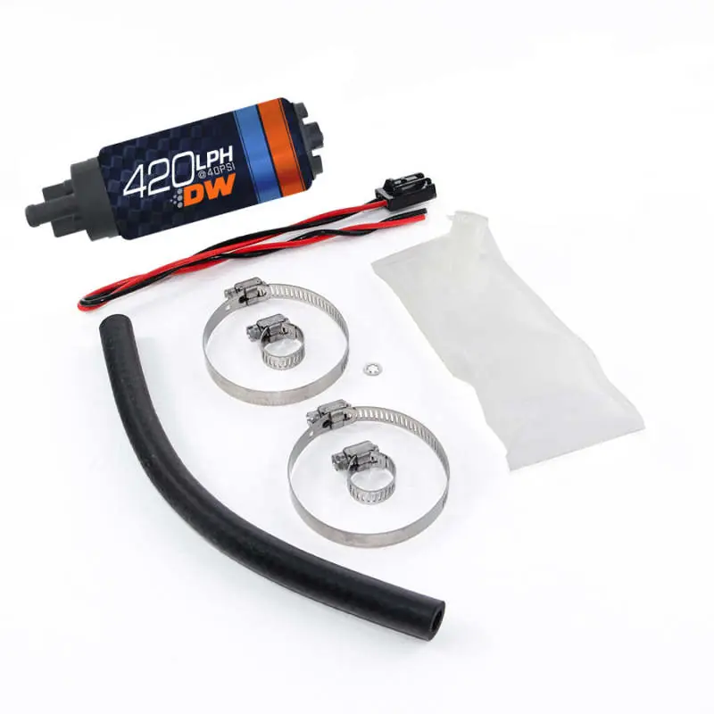 Deatschwerks DW420 Series 420lph In-Tank Fuel Pump w/ Install Kit For 90-96 300ZX Z32 (DWK9-421-1023)
