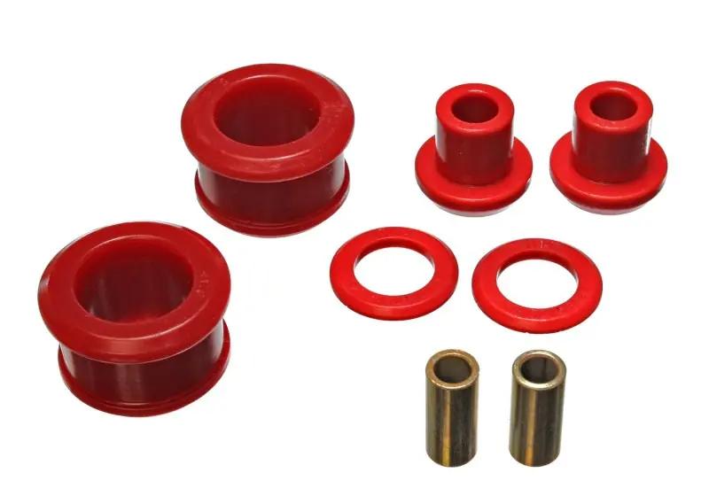 Energy Suspension 90-96 Nissan 300ZX Red Rear Differential Carrier Bushing Set (Must reuse all metal (ENG7.1108R)