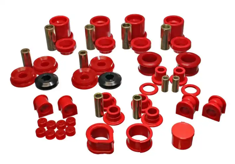 Energy Suspension 90-96 Nissan 300ZX Red Hyper-Flex Master Bushing Set (Sway bar end link bushings a (ENG7.18105R)