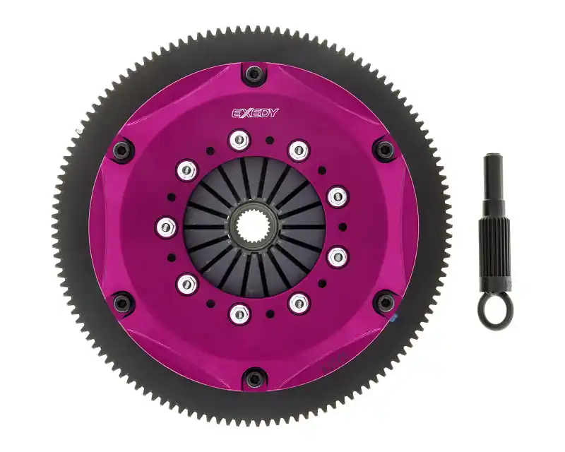 Exedy 1990-1996 Nissan 300ZX Turbo V6 Hyper Triple Cerametallic Clutch Rigid Disc Push Type Cover (EXENM063SR)