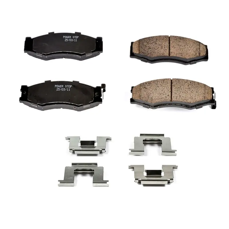 Power Stop 90-92 Infiniti M30 Front Z17 Evolution Ceramic Brake Pads w/Hardware (PSB17-266)