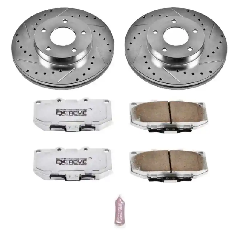 Power Stop 89-90 Nissan 300ZX Front Z26 Street Warrior Brake Kit (PSBK2973-26)