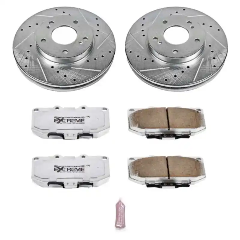 Power Stop 89-96 Nissan 300ZX Front Z26 Street Warrior Brake Kit (PSBK3100-26)