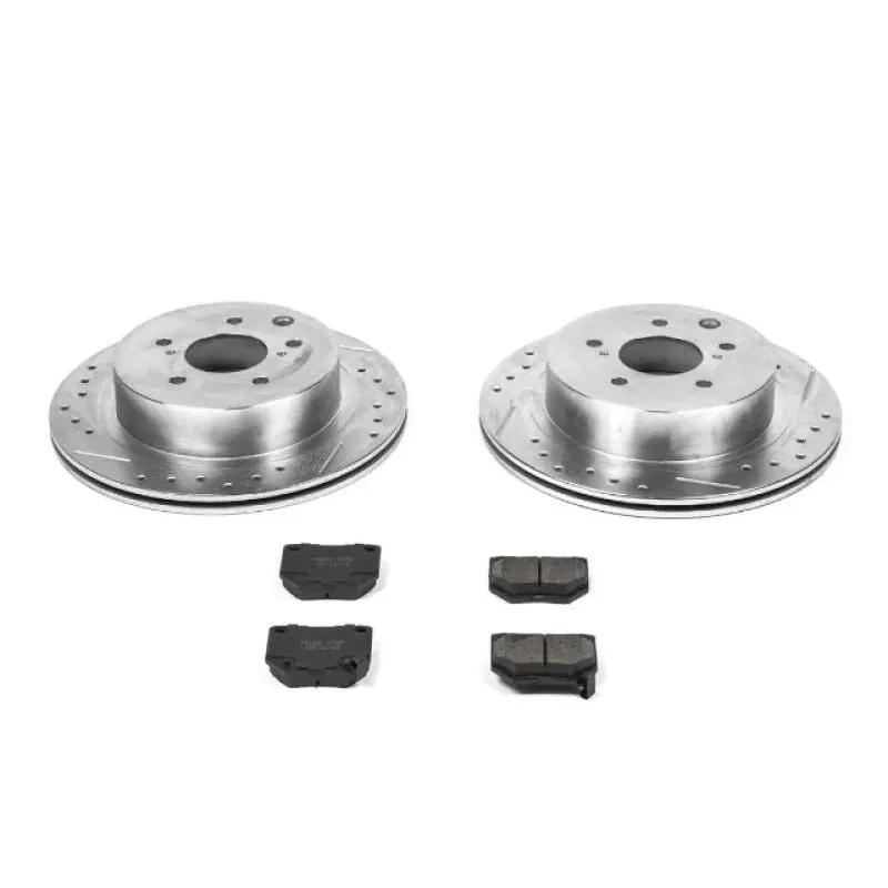 Power Stop 89-96 Nissan 300ZX Rear Z23 Evolution Sport Brake Kit (PSBK666)