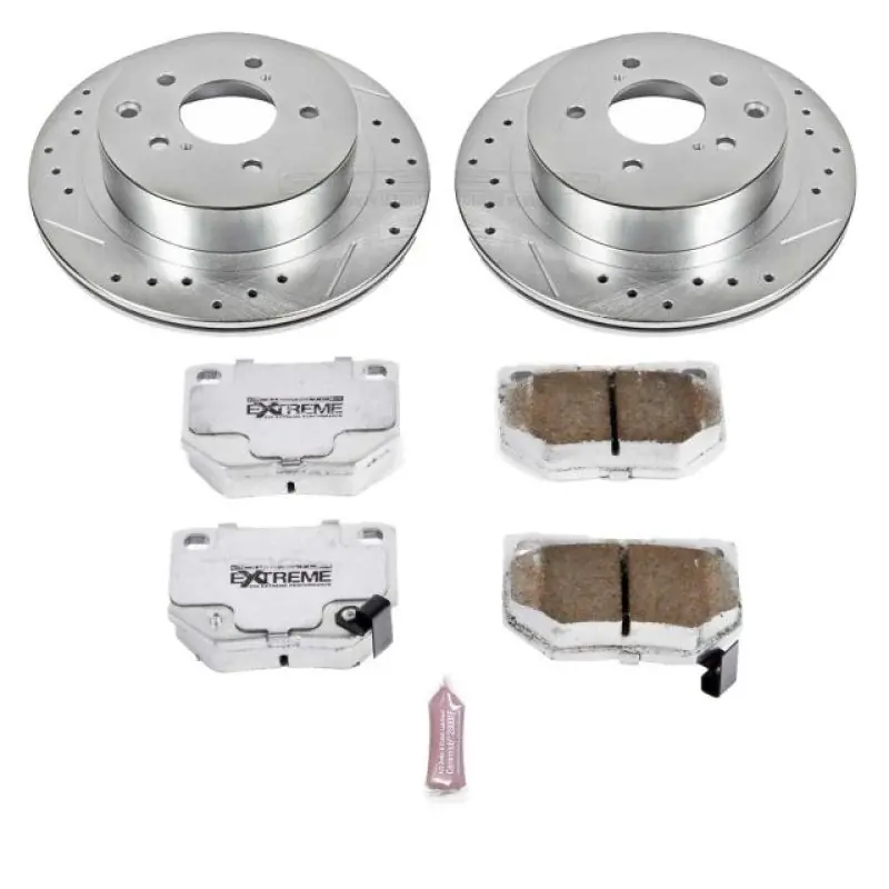 Power Stop 89-96 Nissan 300ZX Rear Z26 Street Warrior Brake Kit (PSBK666-26)