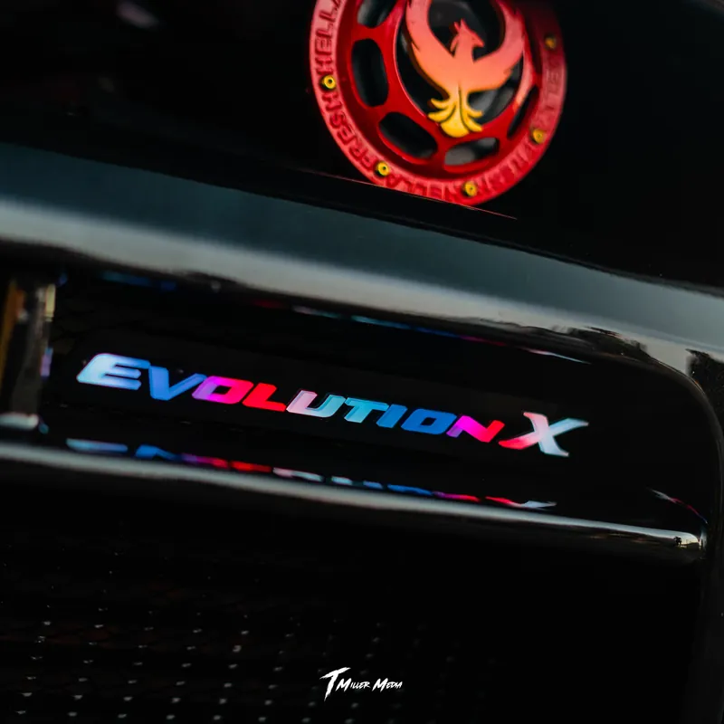 Lit Logos Evo X Grill Badge | 2007-2016 Evolution X