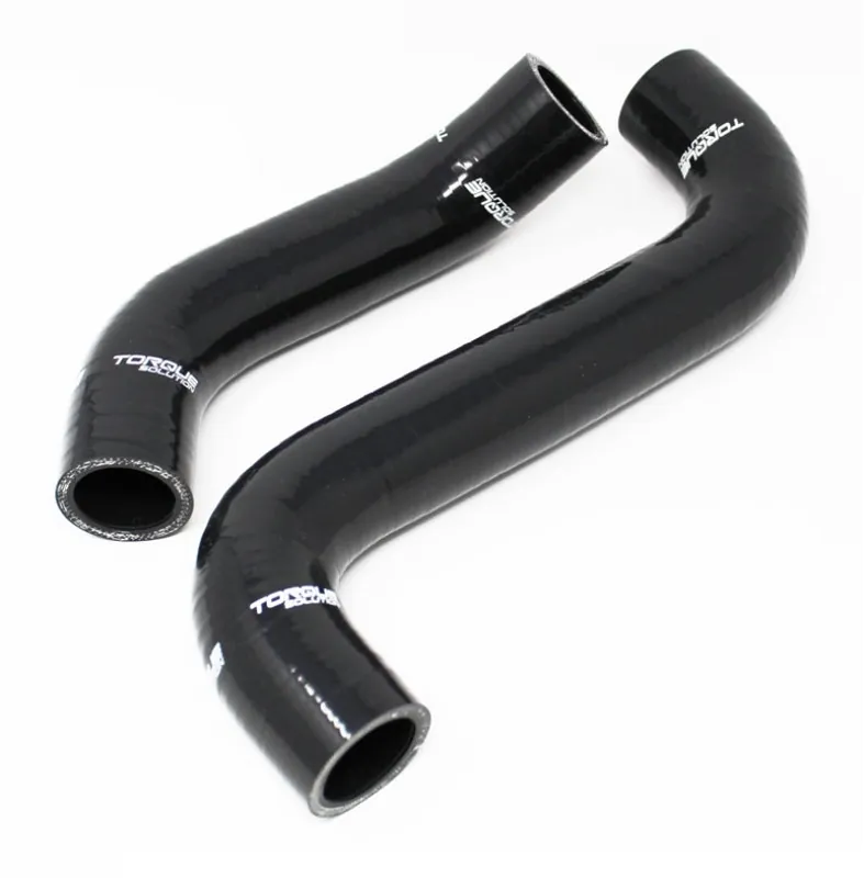 Torque Solution 02-07 Subaru WRX / 04-07 STI Silicone Radiator Hose Kit - Black (TQSTS-SU-466BK)